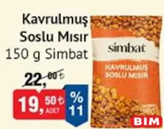 SİMBAT KAVRULMUŞ SOSLU MISIR 150 G